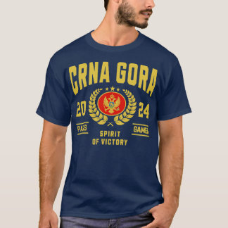 T-shirt Crna Gora 2024 Amateur de sports