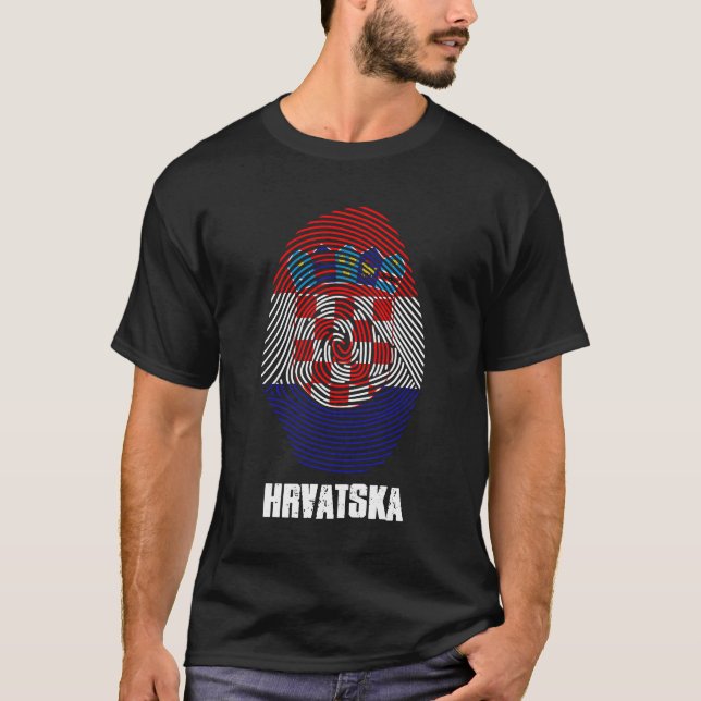 T-shirt croate idée cadeau Zagreb Split yougoslavie (Devant)
