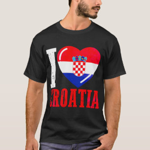 T-shirt Croatie J'aime la Croatie