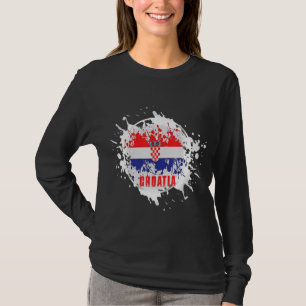 T-shirt Croatie Splash