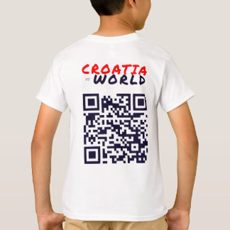 T-shirt CROATIE vs MONDE Blanc
