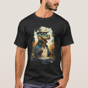 T-shirt Croc Cool Alligator Crocodile Gator Masters Hommes