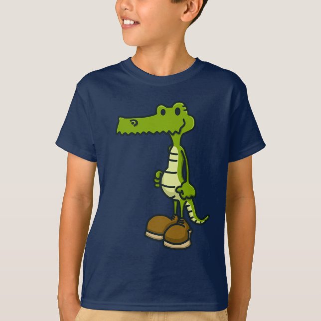 T-shirt Croc frais badine la pièce en t (Devant)