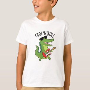 T-shirt Croc N Roll Funny Crocodile Puns
