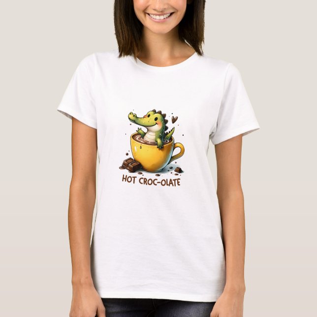 T-shirt Croc-Olate chaud (Devant)