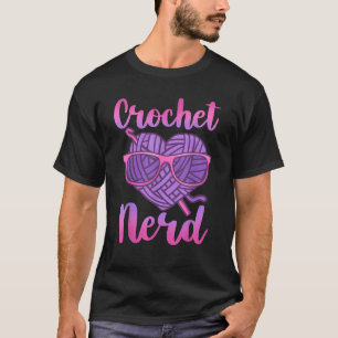 T-shirt Crochet Crochetant Fou de Crochet