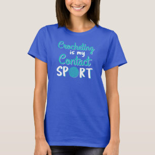 T-shirt Crochet est mon contact Sport