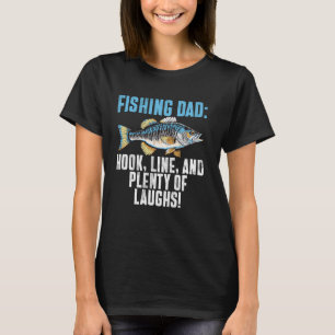 T-shirt Crochet, ligne et beaucoup de rires ! Papa pêcheur