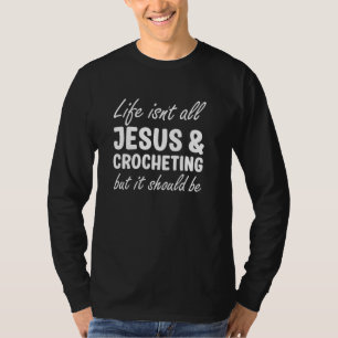 T-shirt Crochet pour femmes Crochet pour hommes Drôle de C