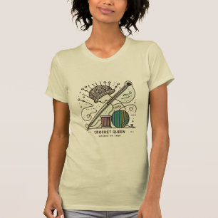 T-shirt crochet queen