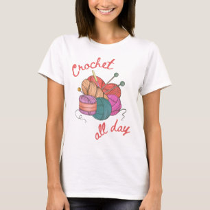 T-shirt Crochet toute la journée