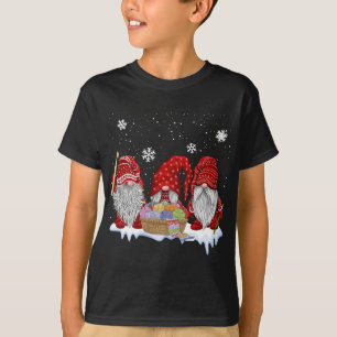 T-shirt Crochet Trois Gnomes et cadeau de Noël Tricot