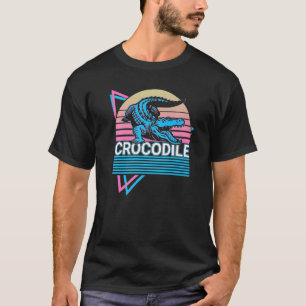 T-shirt Crocodile Alligator Croc Retro