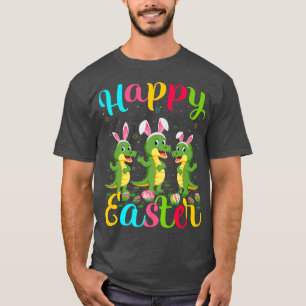 T-shirt Crocodile Amoureux Oeufs de Pâques Crocodile lapin