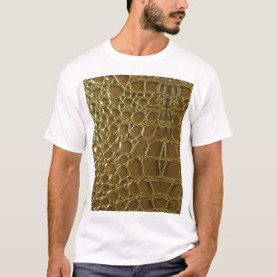 T-shirt Crocodile : Closeup Texture Détail