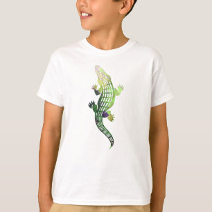 T-shirt crocodile coloré