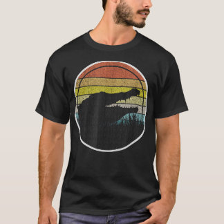 T-shirt Crocodile d'alligator hommes femmes crocs rétro ga