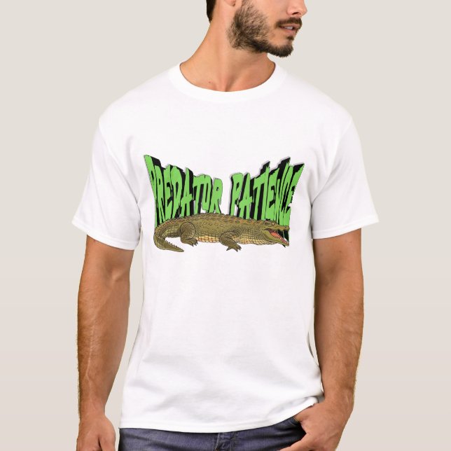 T-shirt Crocodile Sauvage Prédateur Patience T SHIRT (Devant)