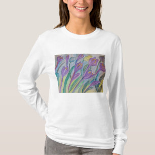 T-shirt Crocus de printemps Abstrait