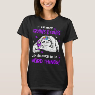 T-shirt Crohn's & Colitis Awareness Moth Ribbon Gifts