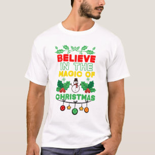 T-shirt Croire à la magie de Noël