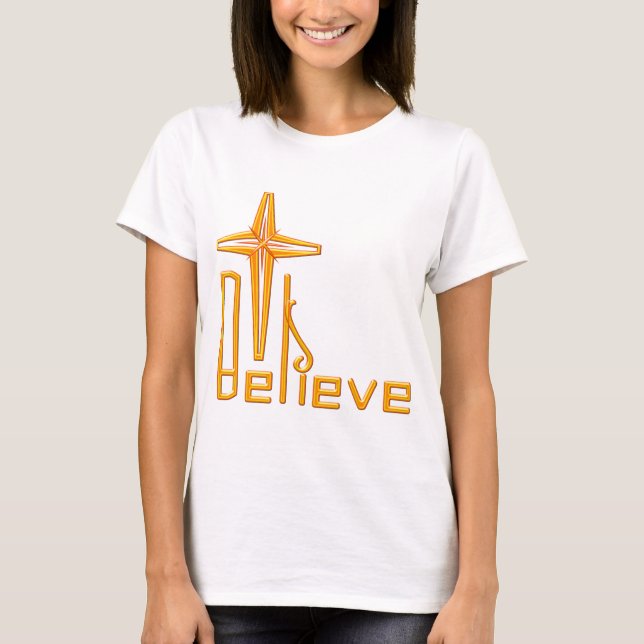 T-shirt Croire chrétien (Devant)