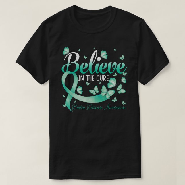 T-shirt Croire En La Maladie De Bataille Cure Sensibilisat (Design devant)