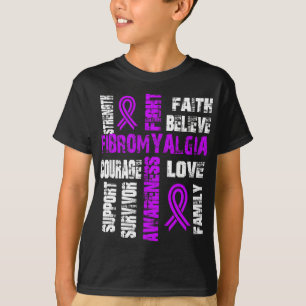 T-shirt Croire Et Combattre La Fibromyalgie