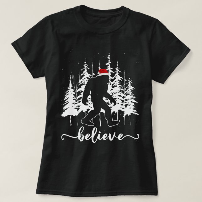 T-shirt Croire foi chrétienne Jésus Noël religieux (Design devant)