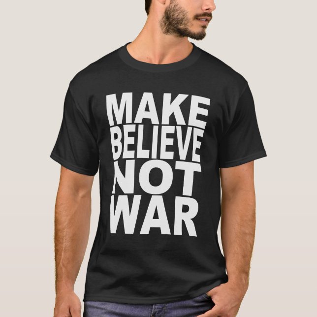 T-shirt Croire non à la guerre (Devant)