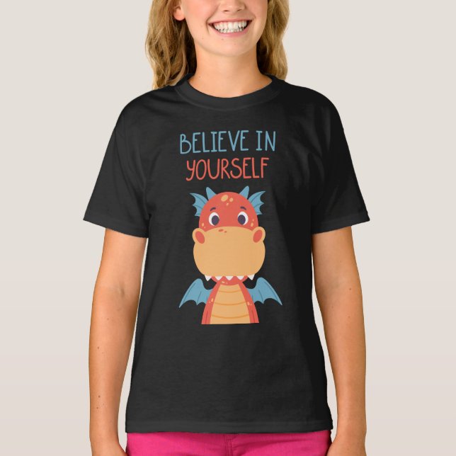 T-shirt Crois En Toi-Même Dragon (Devant)
