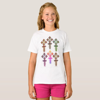 T-shirt croisé éthiopien - filles