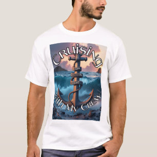 T-shirt "Croiser avec mon équipage"