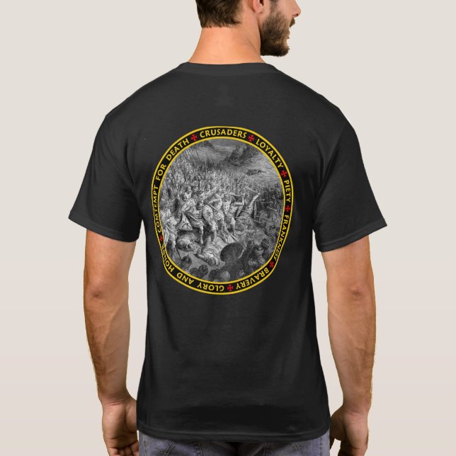 T-shirt Croisés à la bataille V1 (Dos)