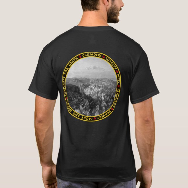 T-shirt Croisés à la chemise de joint de la bataille V2 (Dos)