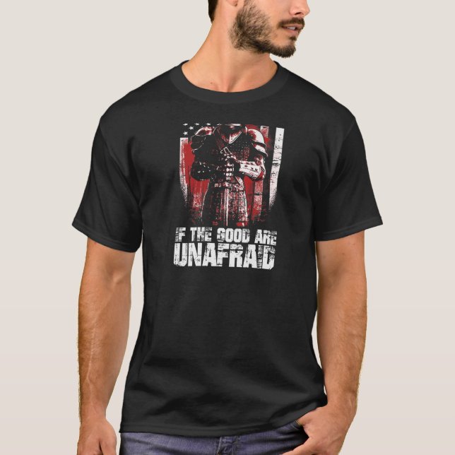 T-shirt Croisés Les Bons Ne Craignent Pas Combattre Le Mal (Devant)