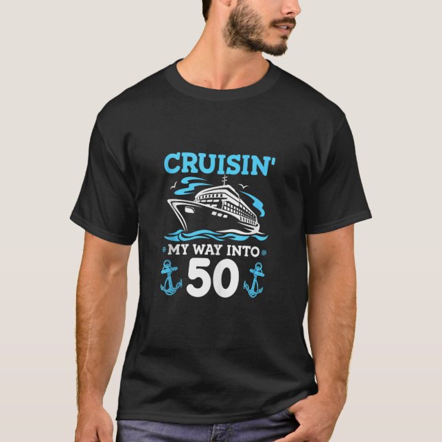 T-shirt Croisière 50e anniversaire 50 ans Anniversaire Cro (Devant)