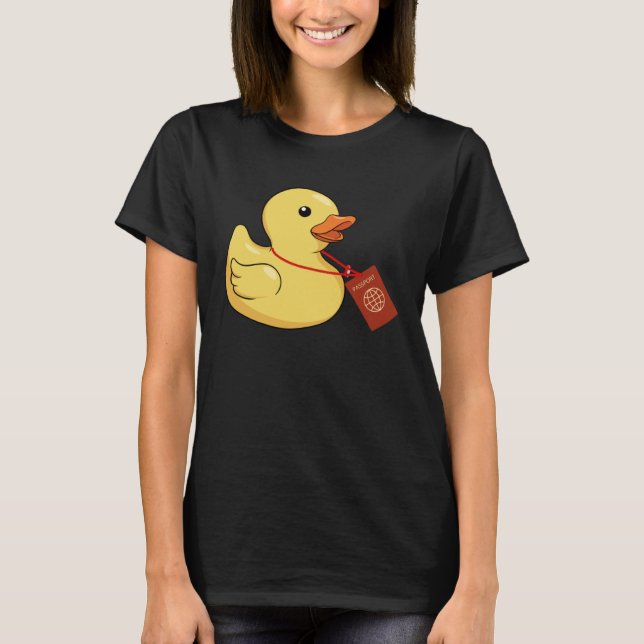 T-shirt Croisière à la recherche de canards en caoutchouc  (Devant)