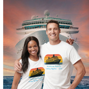 T-shirt Croisière adorable ensemble vacances en famille P