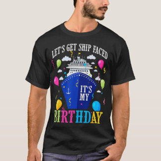 T-shirt Croisière Anniversaire Permet D'Obtenir Vacances F