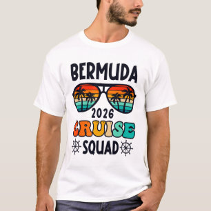 T-shirt Croisière aux Bermudes 2026 Voyage de vacances Cor