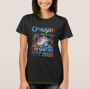 T-shirt Croisière aux Caraïbes 2026 Vacances en famille Cr