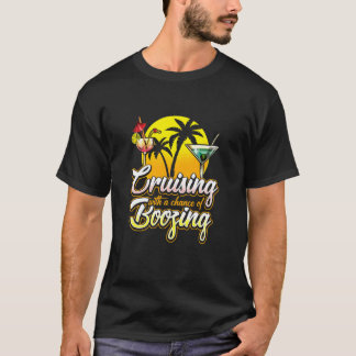 T-shirt Croisière avec une chance de bateau de croisière d