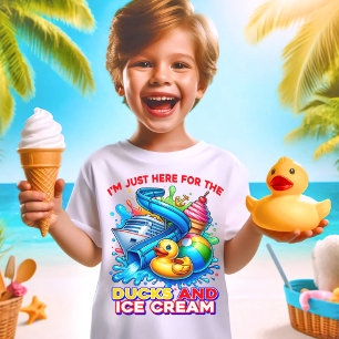 T-shirt croisière canards et glaces