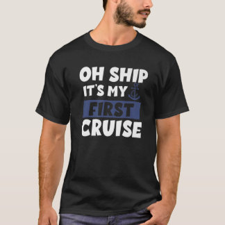 T-shirt Croisière C'Est Mon Premier Bateau De Croisière