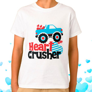 T-shirt Croisière Coeur de Camion Monster bleu Valentine