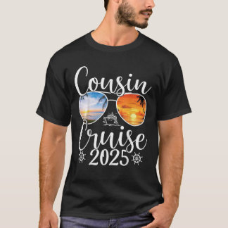 T-shirt Croisière Cousin 2025 Girls Sister Cruise 2025 Vac