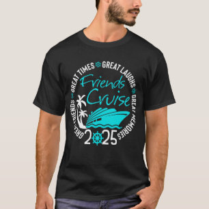 T-shirt croisiere d'amis 2025 voyage de vacances croisière