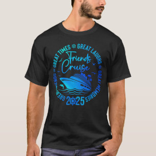 T-shirt Croisière d'amis 2025 voyage de vacances croisière