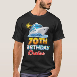 T-shirt Croisière D'Anniversaire - 70 Ans - 70E Navire Va